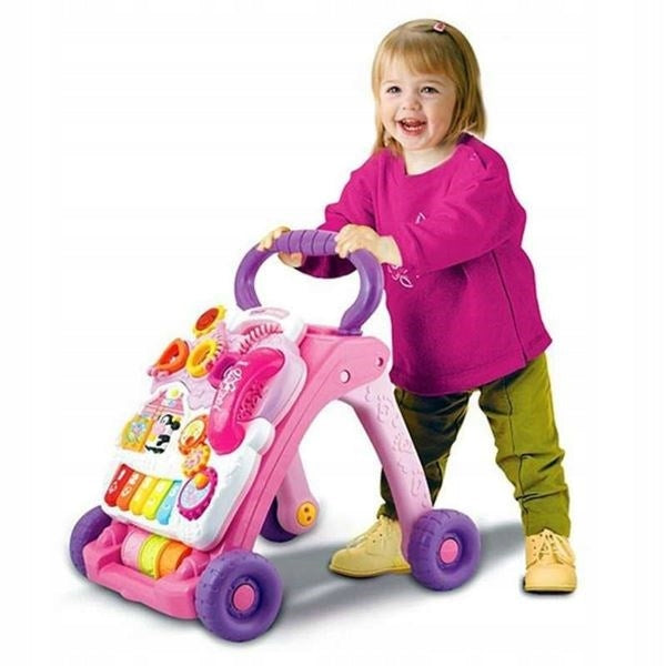 Vtech chodítko Uč se a poznávej růžové CZ Brand VTech