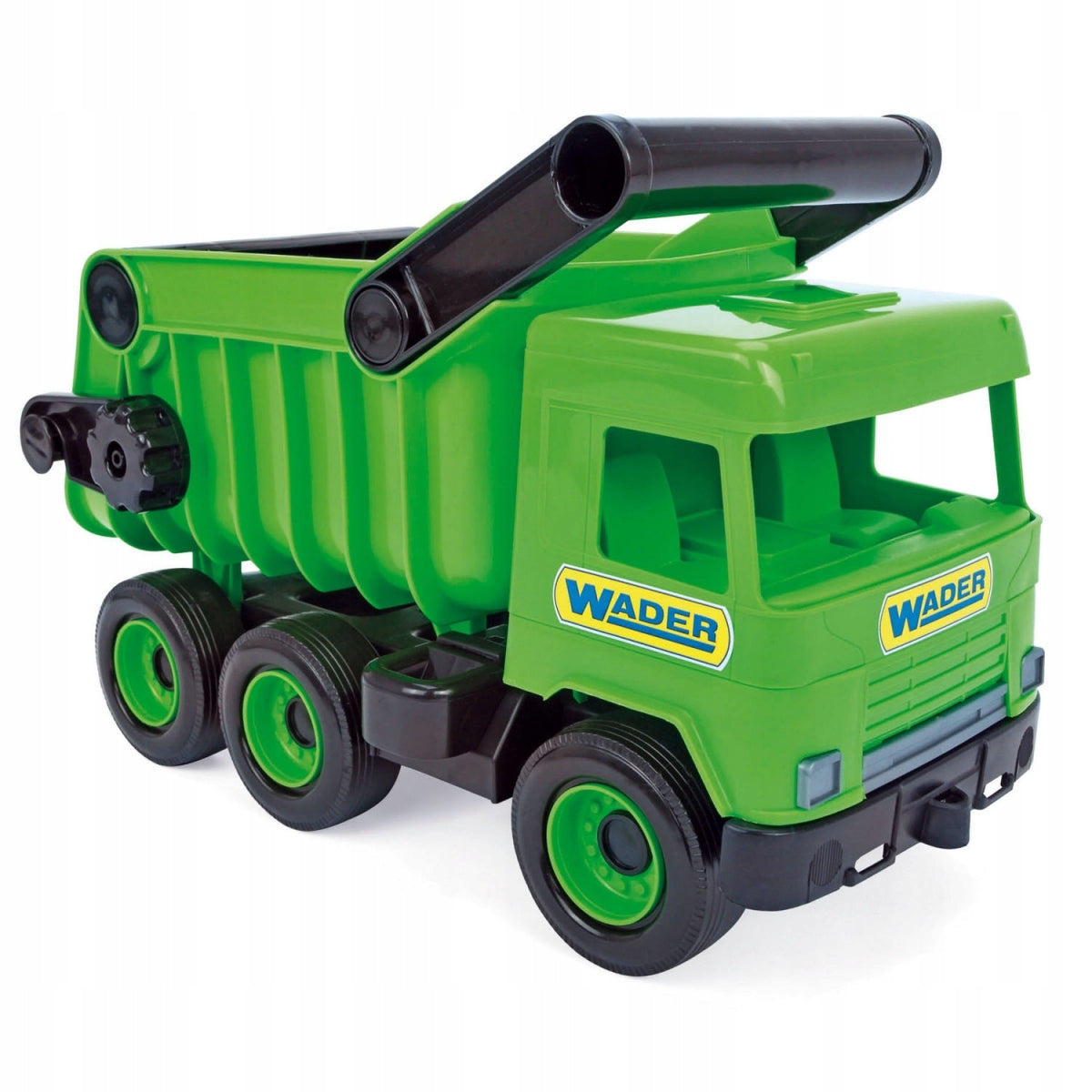 WADER Middle Truck Dump Truck Green Large Truck Kiper Auto for Kids Packaging status original