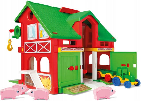 WADER PLAY HOUSE FARM BUNK HOUSE FARM PIGS 4pcs 3+ 25451 Brand Wader