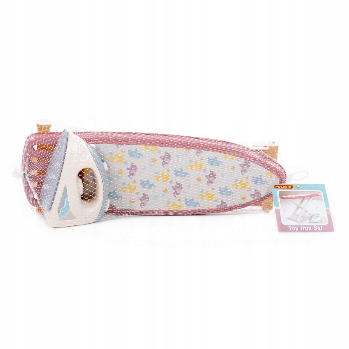 WADER POLESIE Iron with ironing board ROSE play set Brand Polesie