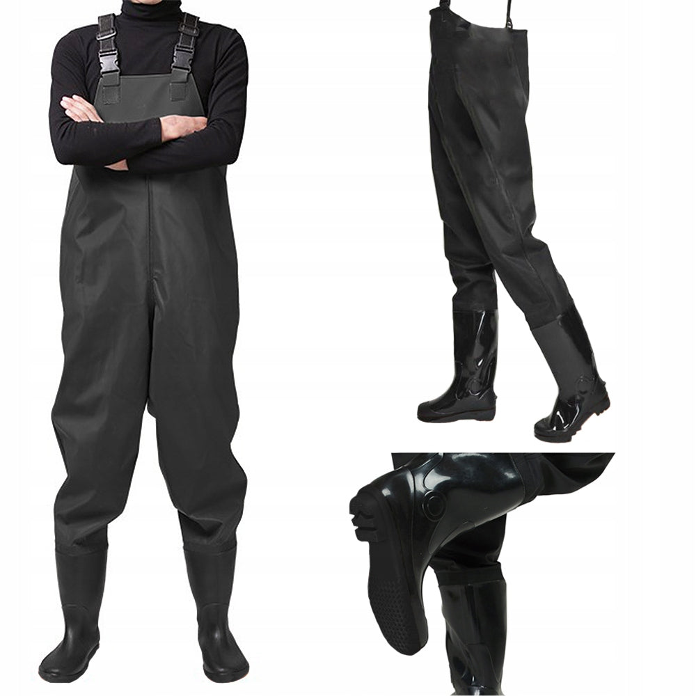 WADERS FISHING TROUSERS 44 SUSPENDERS