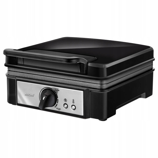 WAFFLE IRON MPM MGO-24 BLACK HIGH POWER 1400W STRONG