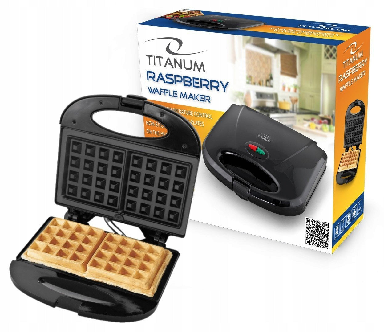 WAFFLE MAKER 2 LARGE CRISPY WAFFLE TOASTER WAFFLE MAKER ESPERANZA