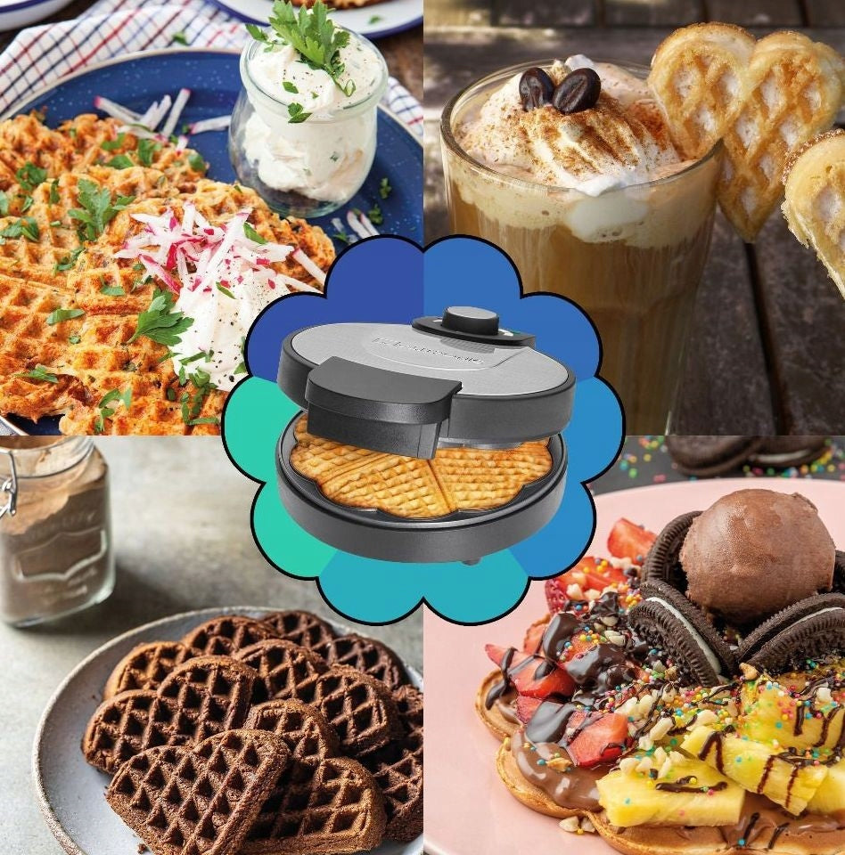 WAFFLE MAKER WAFFLE TOASTER FLUFFY WAFFLES HEART WAFFLES INOX 1000W STRONG EAN (GTIN) 0768998746897