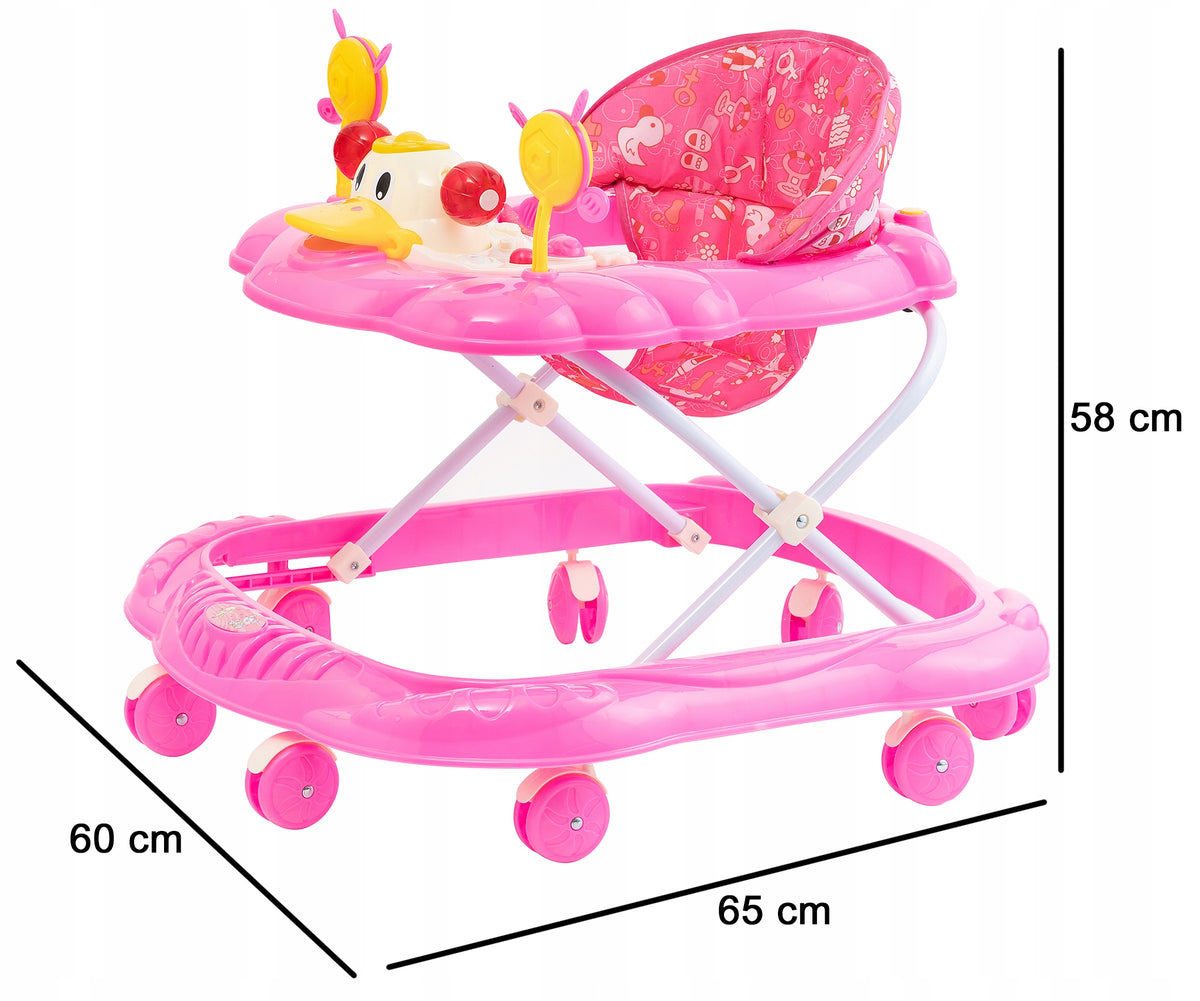 WALKER FOR GIRLS INTERACTIVE RIDE-ON FOR CHILDREN FOLDING DUCK EAN (GTIN) 5907619315158