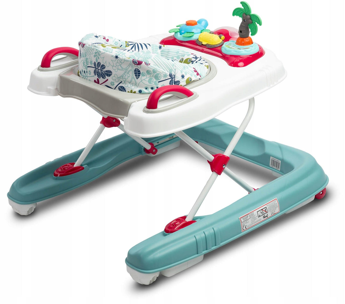 WALKER PUSHER 3in1 INTERACTIVE TOYZ SURF Color green
