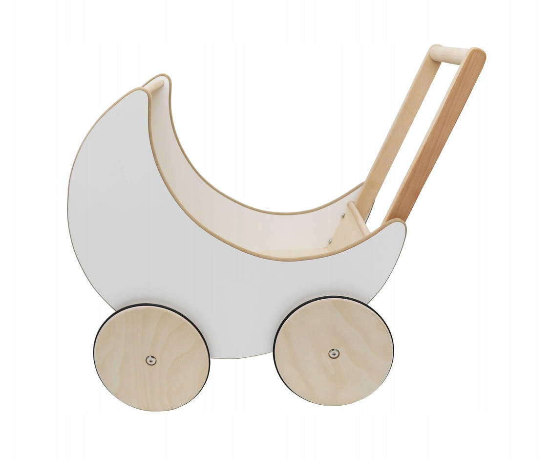 WALKER PUSHER FOR CHILDREN WOODEN DOLL STROLLER 3in1 COIL Manufacturer code C0488