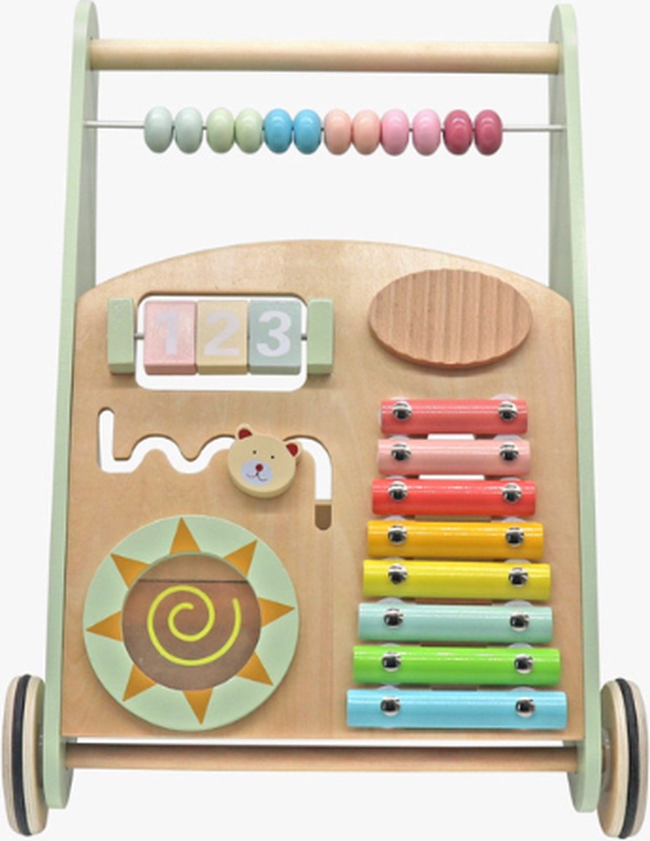 WALKER PUSHER INTERACTIVE FOR CHILDREN COLORS RIDE-ON EDUCATIONAL SORTER Manufacturer code C0484
