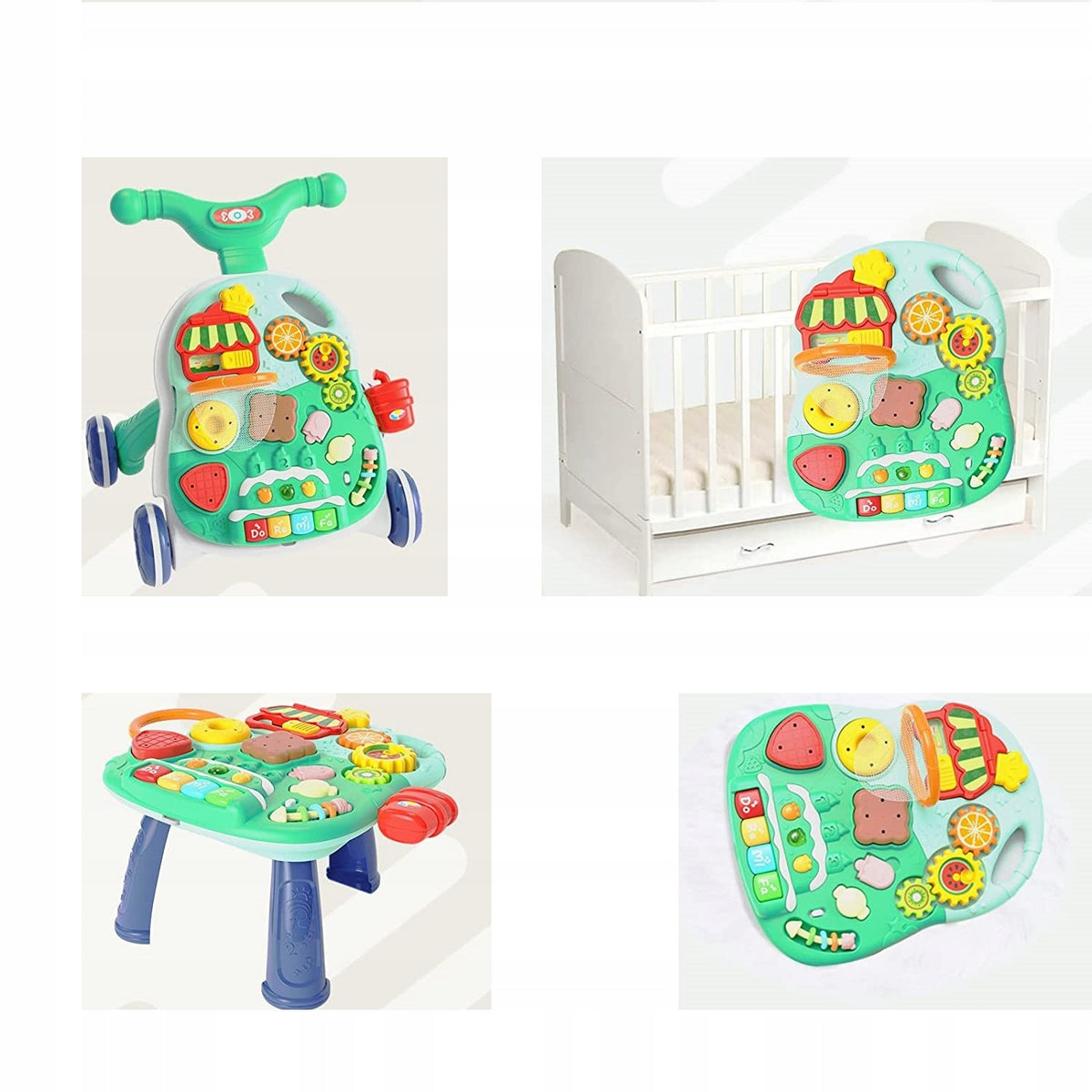 WALKER PUSHER INTERACTIVE TABLE RIDER EDUCATIONAL PANEL 2IN1 PIANO Manufacturer code CHODZIK PCHACZ JEŻDZIK
