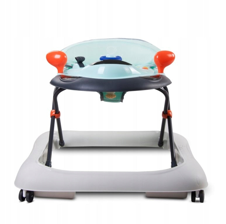 WALKER WITH STEERING WHEEL SUN BABY RUBBER WHEELS Kind classic