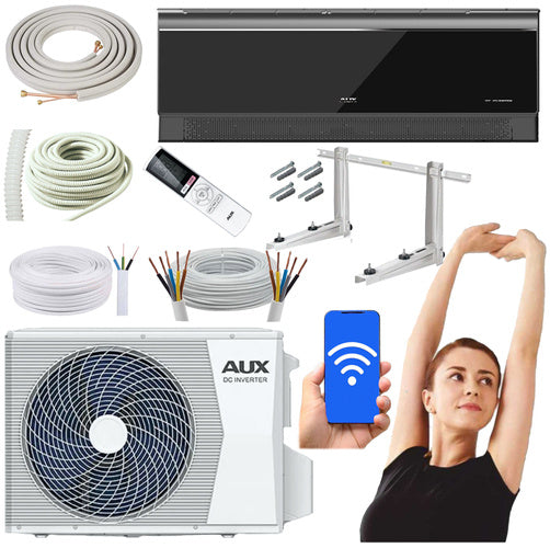 WALL AIR CONDITIONER AUX C-SMART ONYX 3,5 kW SELF-ASSEMBLY KIT 5MB