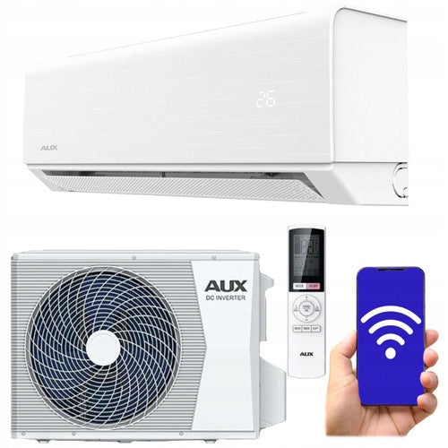WALL AIR CONDITIONER AUX C-SMART PREMIUM WHITE 3,5kW WiFi HEATING SUPPLY 4D Manufacturer code AUX12CA/Z/MON