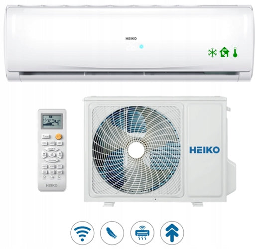 WALL AIR CONDITIONER HEIKO BRISA 2,6 kW R32 INSTALLMENTS ZERO
