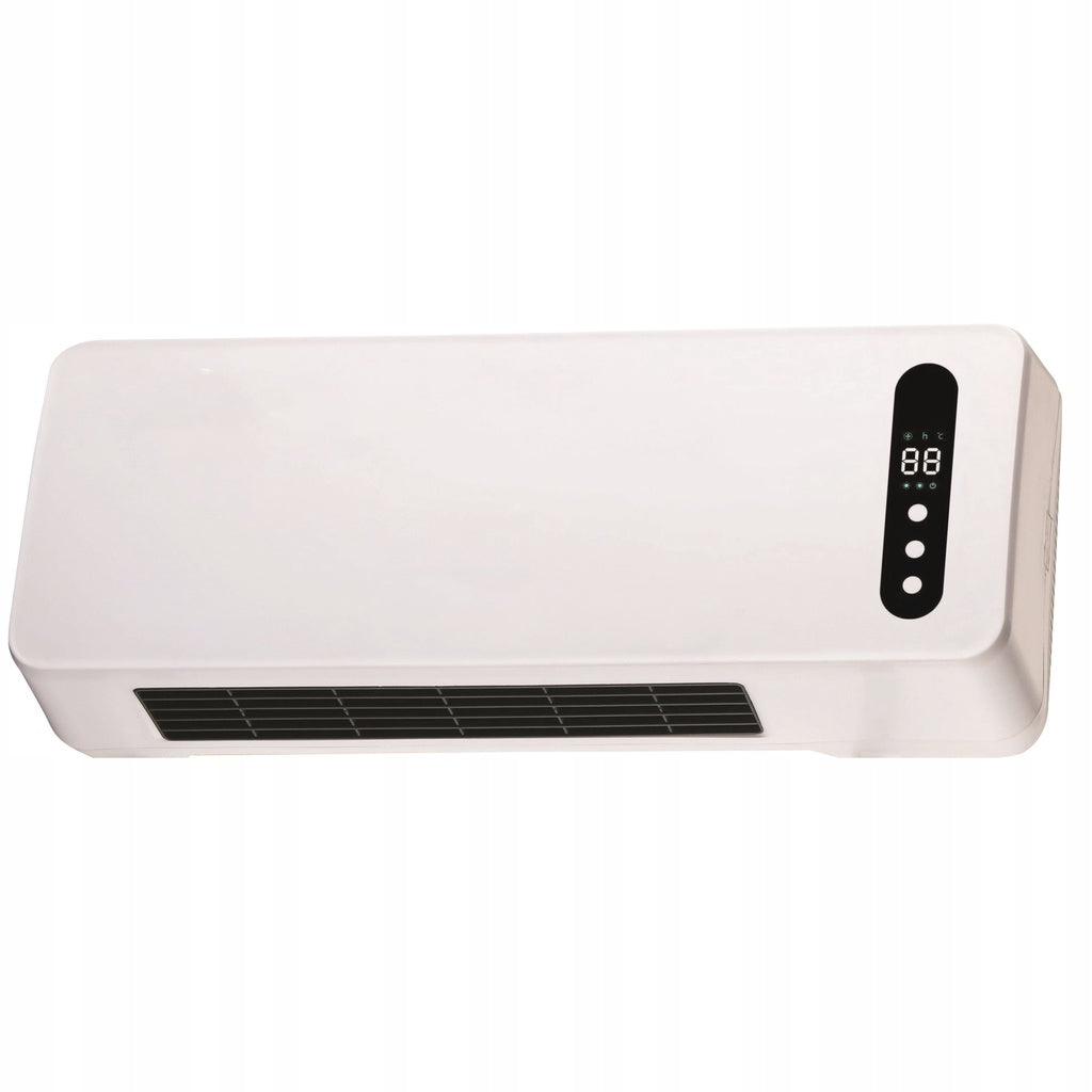 WALL AIR CURTAIN 1000W/2000W 3 TYPES OF AIR SUPPLY + REMOTE CONTROL LCD VOLTENO Kind with electric heater