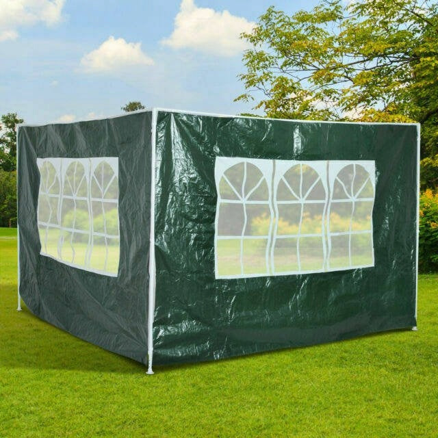 WALL FOR PAVILION 3x3 3x6 3x9 GREEN WALL with WINDOW 3 meters Packaging status original