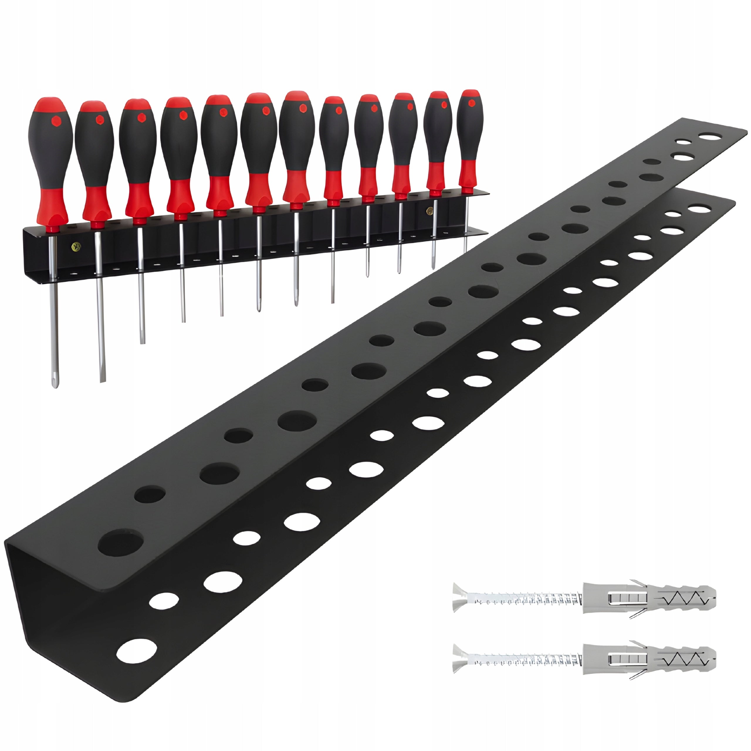 WALL HANGER FOR SCREWDRIVERS WORKSHOP TOOLS ORGANIZER STRIP 40cm Manufacturer code xj58