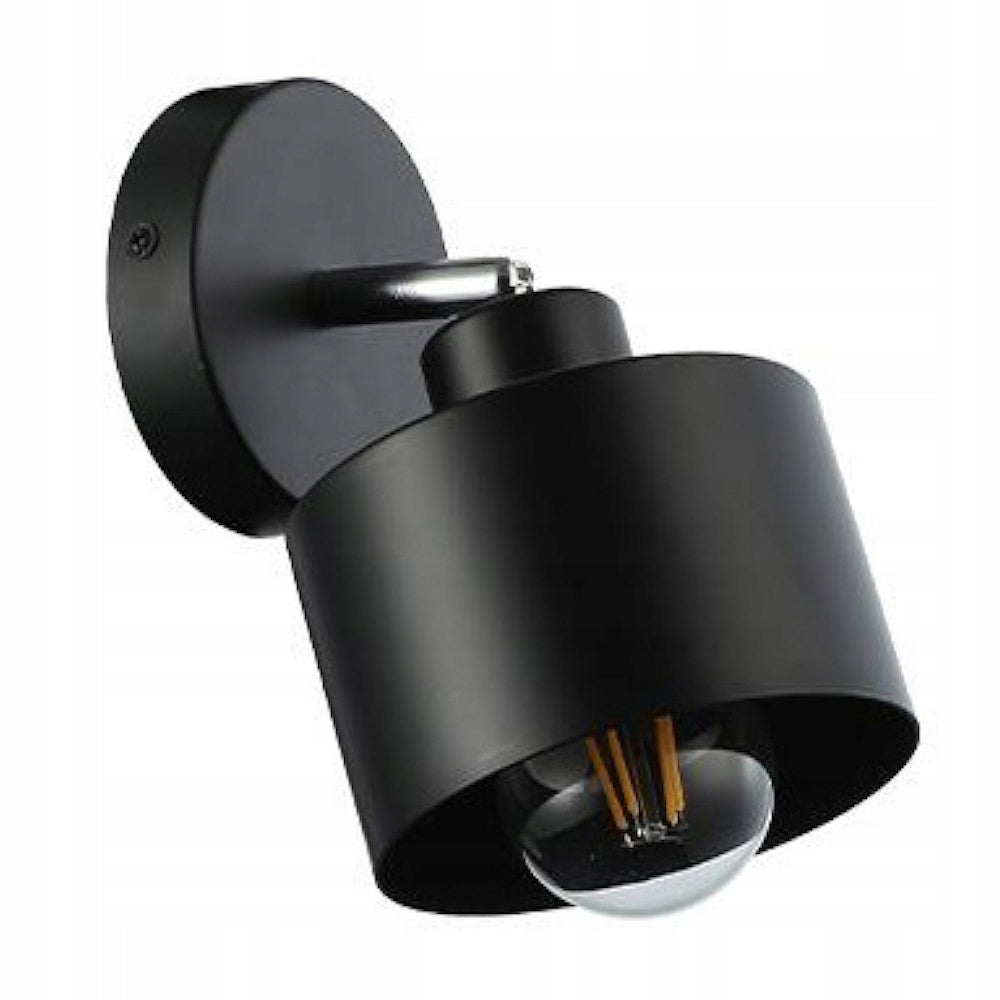 WALL LAMP ELZA LED BLACK 35W ROTARY STEEL 350 DEGREE