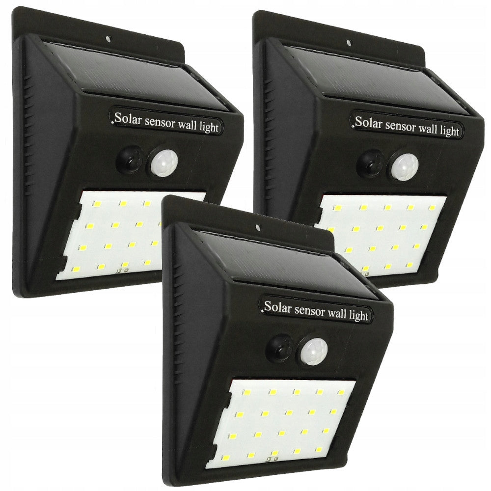 WALL LAMP FOR SOLAR BALCONY 20 LED STRONG 3PCS
