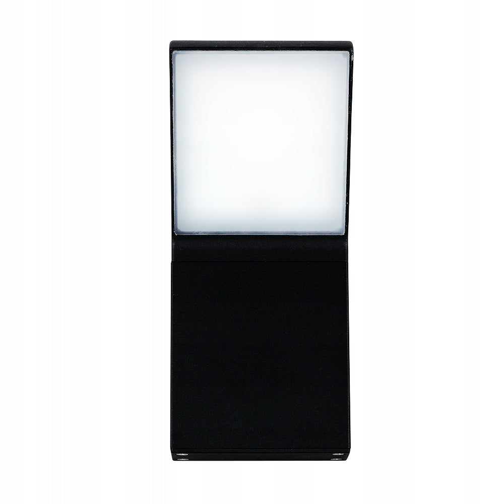 WALL LAMP LED OUTDOOR GARDEN LAMP IP54 FACADE 9W BLACK Color black