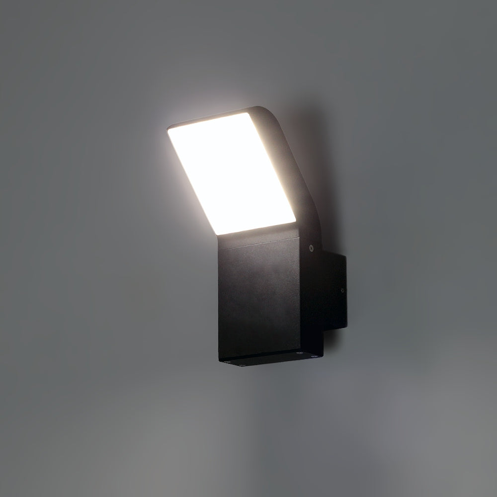 WALL LAMP LED OUTDOOR GARDEN LAMP IP54 FACADE 9W BLACK Packaging status original