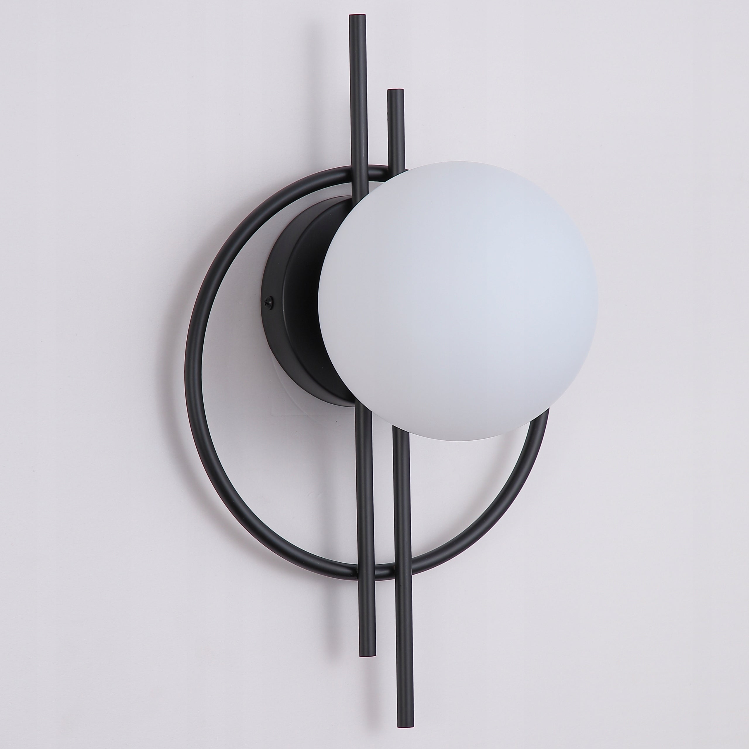 WALL LAMP MODERN WALL LAMP GLASS MILK BALLS Glamour black Packaging status original