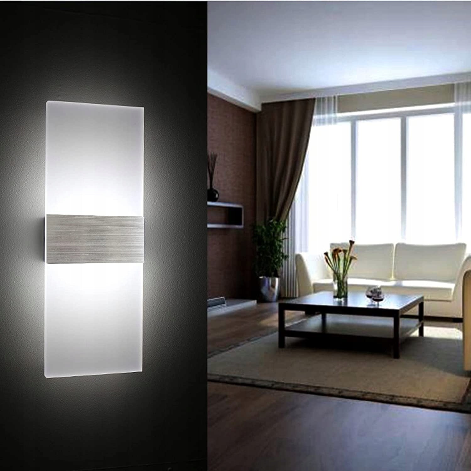 WALL LAMP Modern LED lamp ACRYLIC 12W Brand no brand