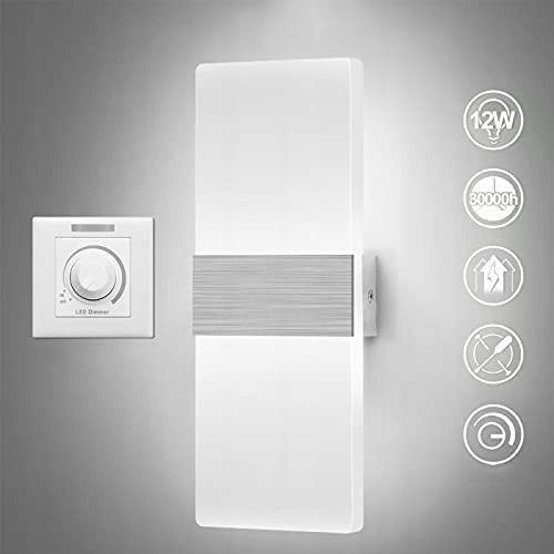 WALL LAMP Modern LED lamp ACRYLIC 12W Packaging status original