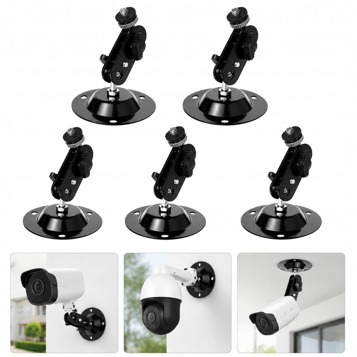 WALL MOUNTED MOUNTING BRACKET FOR CCTV CAMERAS, UNIVERSAL