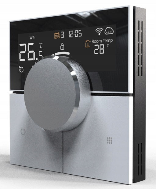 WALL MOUNTED THERMOSTAT ROOM BUTTONS LCD KNOB WiFi TUYA AP Manufacturer code TERHY12WE
