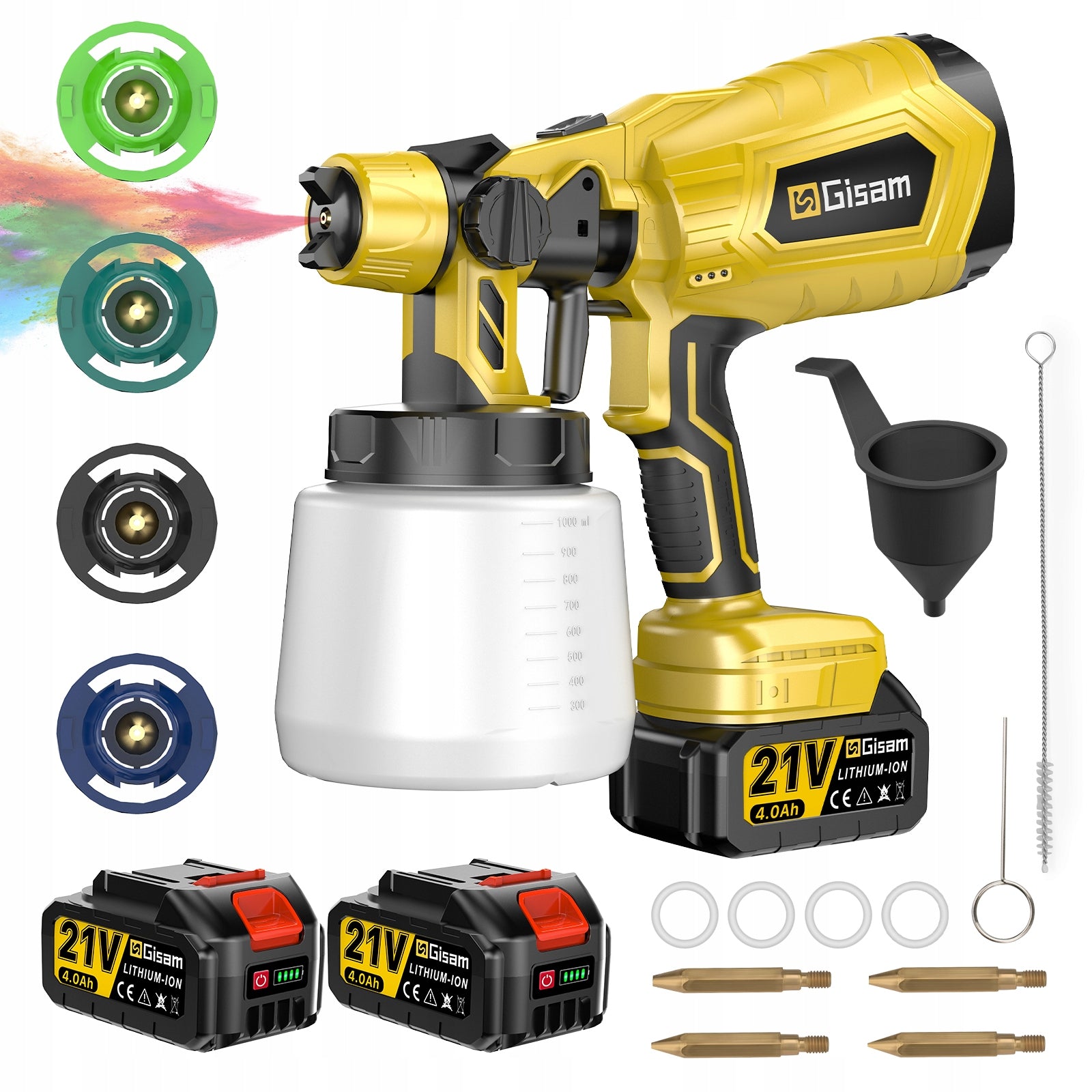WALL PAINT GUN ELECTRIC SPRAY FOR PAINTS 1000ML