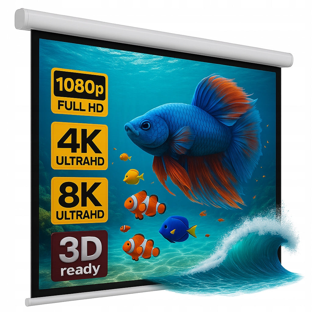WALL PROJECTION SCREEN AVC-M160 80" 160X120 SEMI-AUTOMATIC AVCENTRUM