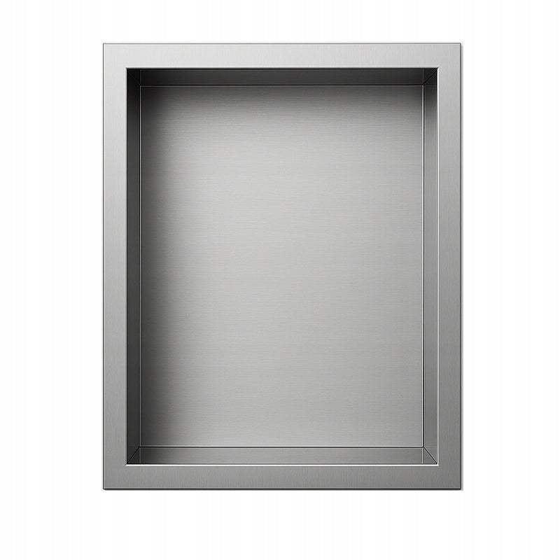WALL RECESSED BATHROOM SHELF WITH FLANGE IGA 45X30X7 CM CHROME Manufacturer code IGA-CH-45X30X7