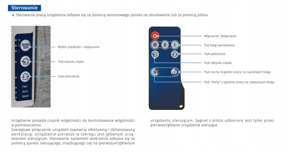 WALL RECUPERATOR BLAUBERG VENTO EXPERT A50-1 S10 PRO Manufacturer code A50-1 S10 PRO