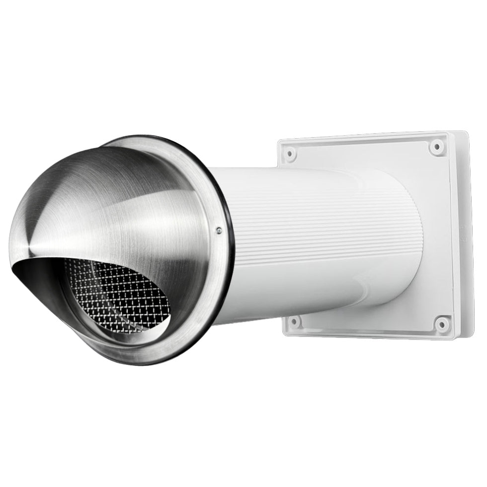 WALL RECUPERATOR HEAT RECOVERY AIR SAVER BASIC Ø100 mm PILOT 50 m³/h Energy efficiency class A