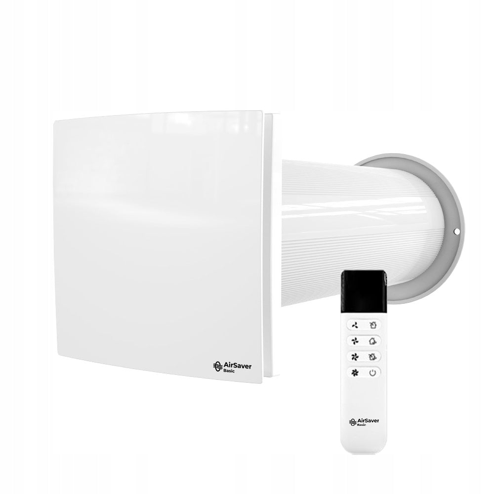 WALL RECUPERATOR HEAT RECOVERY AIR SAVER BASIC Ø100 mm PILOT 50 m³/h Packaging status original