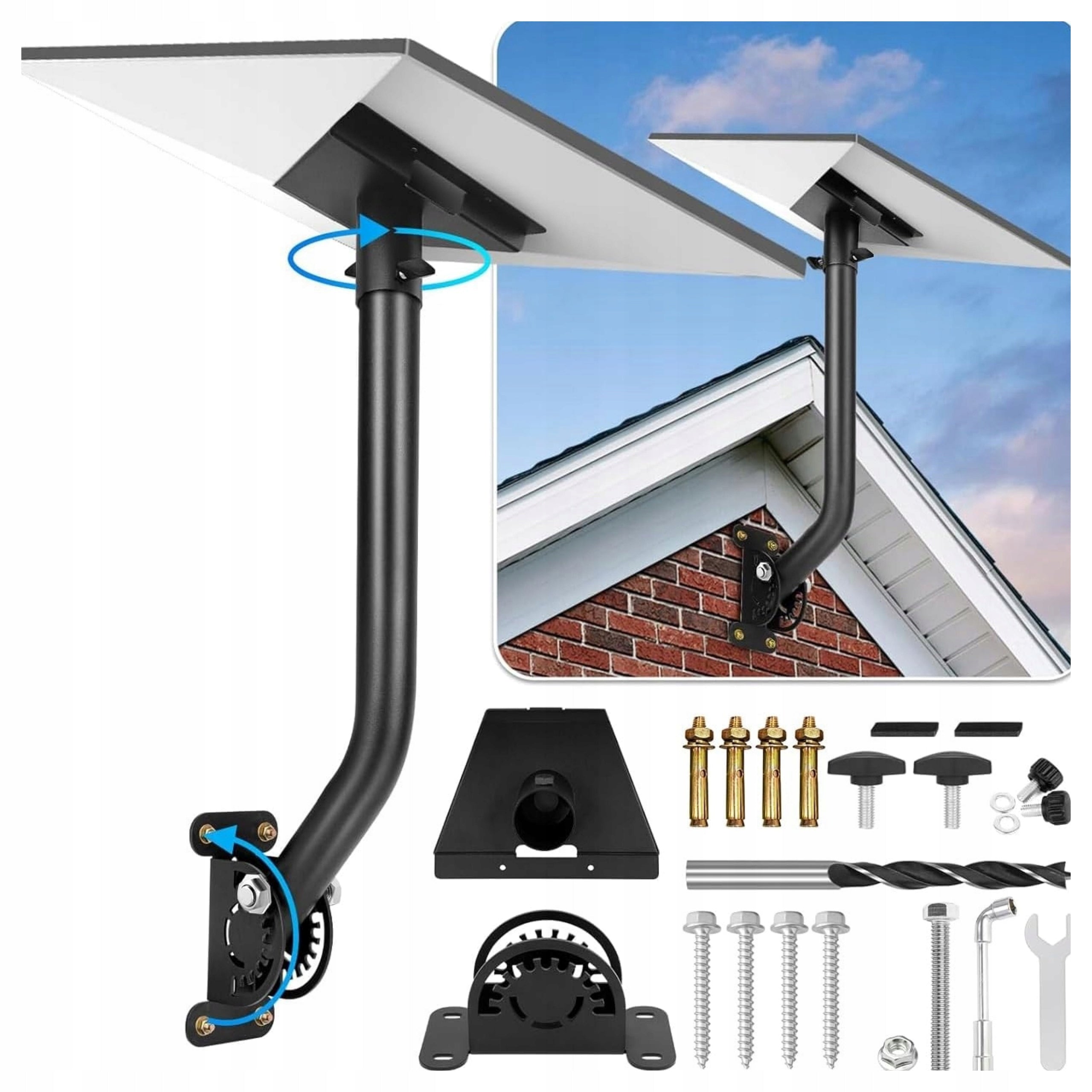 WALL ROOF BRACKET FOR STARLINK GEN 3 ANTENNAS ADJUSTABLE SOLID COMPLETE