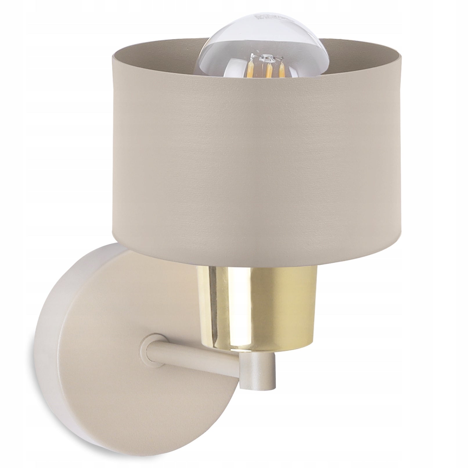 WALL SCONCE CASHMERE LAMP BEIGE JAPANDI METAL FOR LIVING ROOM KITCHEN Packaging status original
