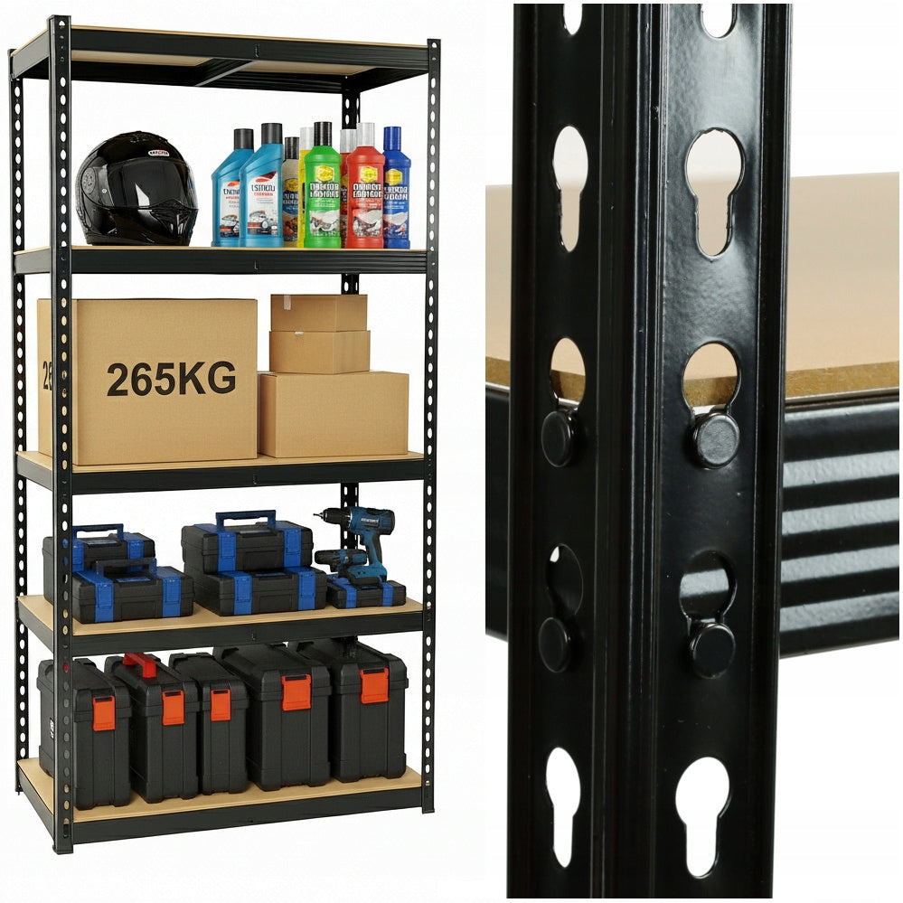 WAREHOUSE RACK METAL GARAGE REINFORCED 183x90x45 1325KG Packaging status original