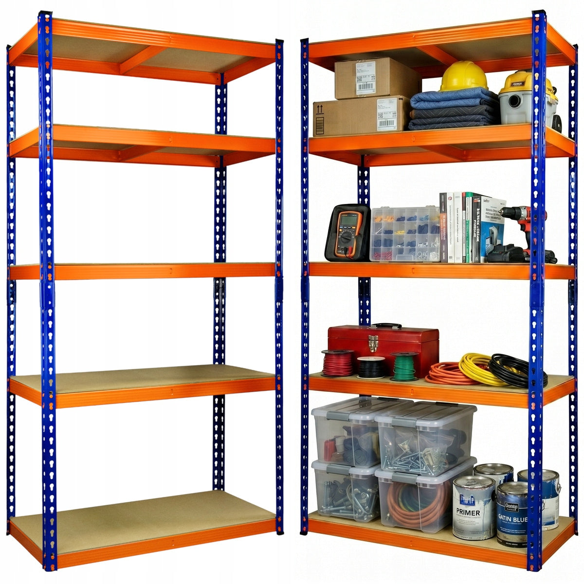 WAREHOUSE RACK METAL GARAGE WORKSHOP STRONG 183x90x45 1325KG