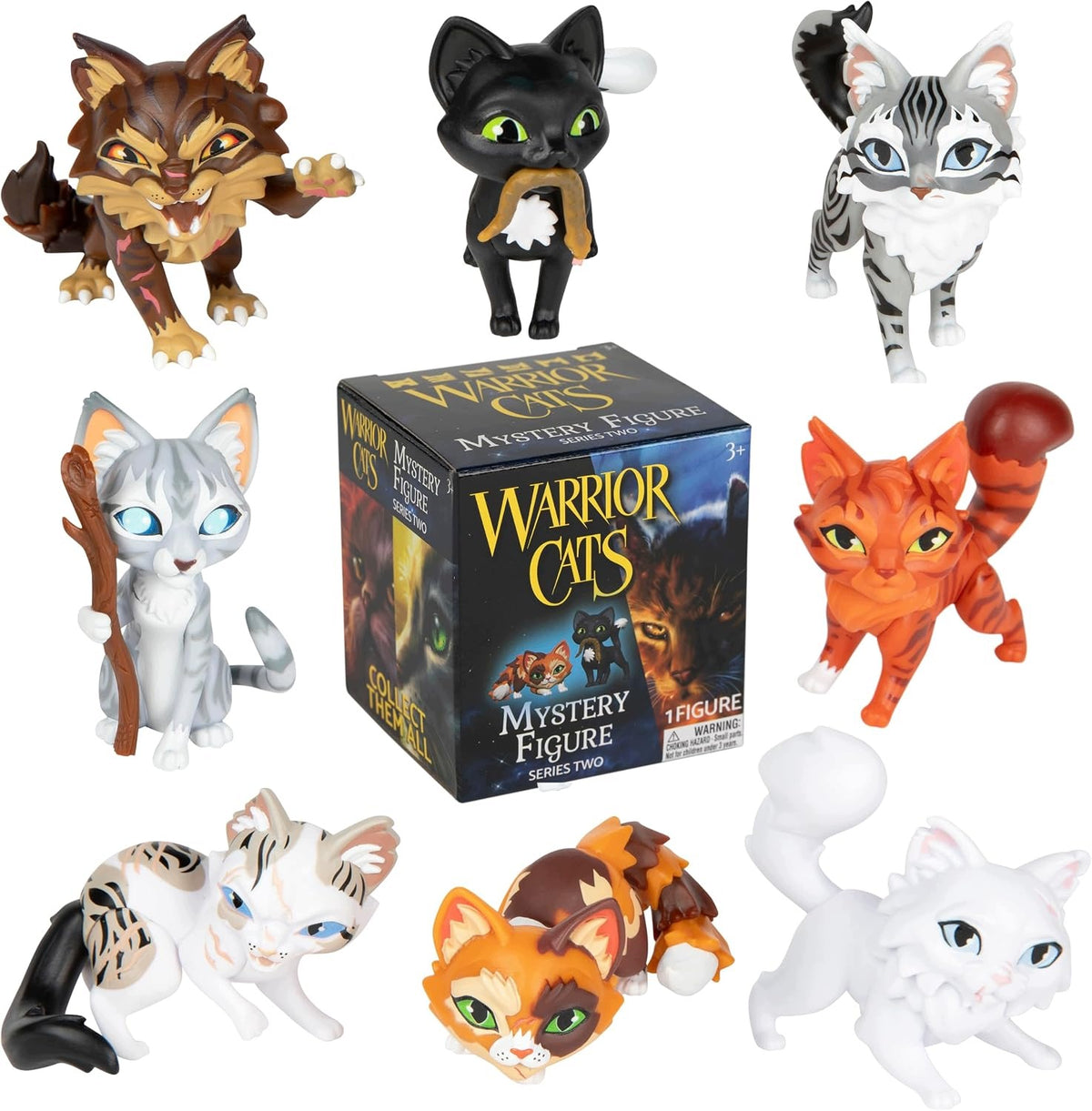 WARRIOR CATS WARRIORS RANDOM KITTEN FIGURINE 6,3 cm ORIGINAL SERIES 2