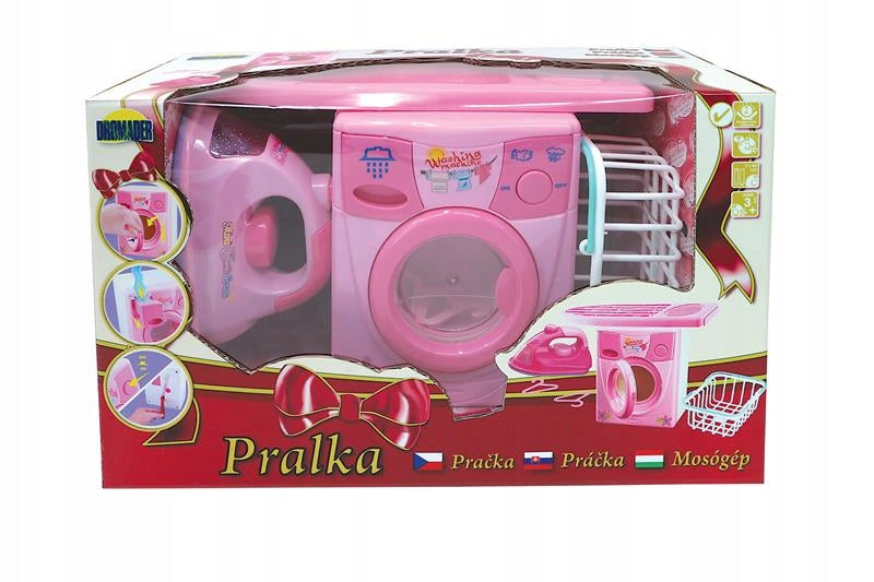 WASHING MACHINE WITH BATTERIES + IRON 02759 DROMADER