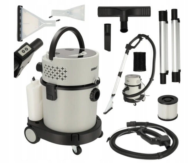 WASHING VACUUM CLEANER 2in1 1200W DEDRA DED6605 20L WET AND DRY CLEANING