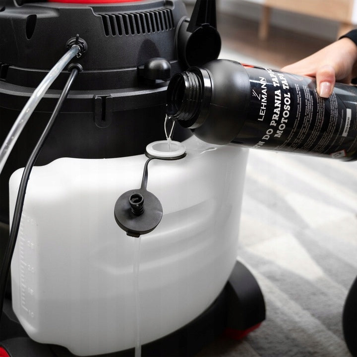 WASHING VACUUM CLEANER LEHMANN CARPET WASHING UPHOLSTERY WET DRY STRONG 2000W Product weight with unit packaging 9.5 kg