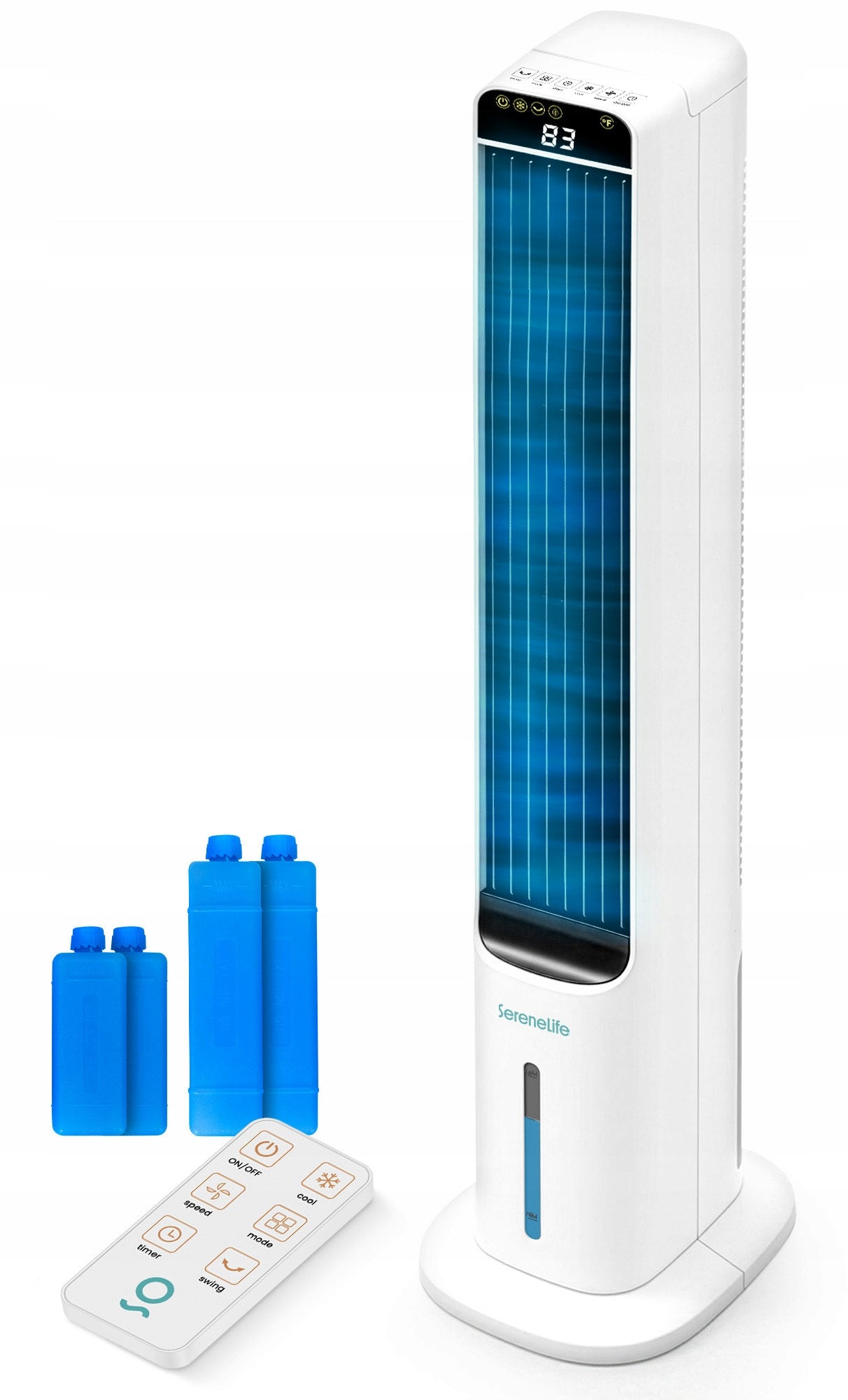 WATER AIR CONDITIONER COLUMN EVAPORATIVE ICE WATER SERENELIFE AIR CONDITIONER