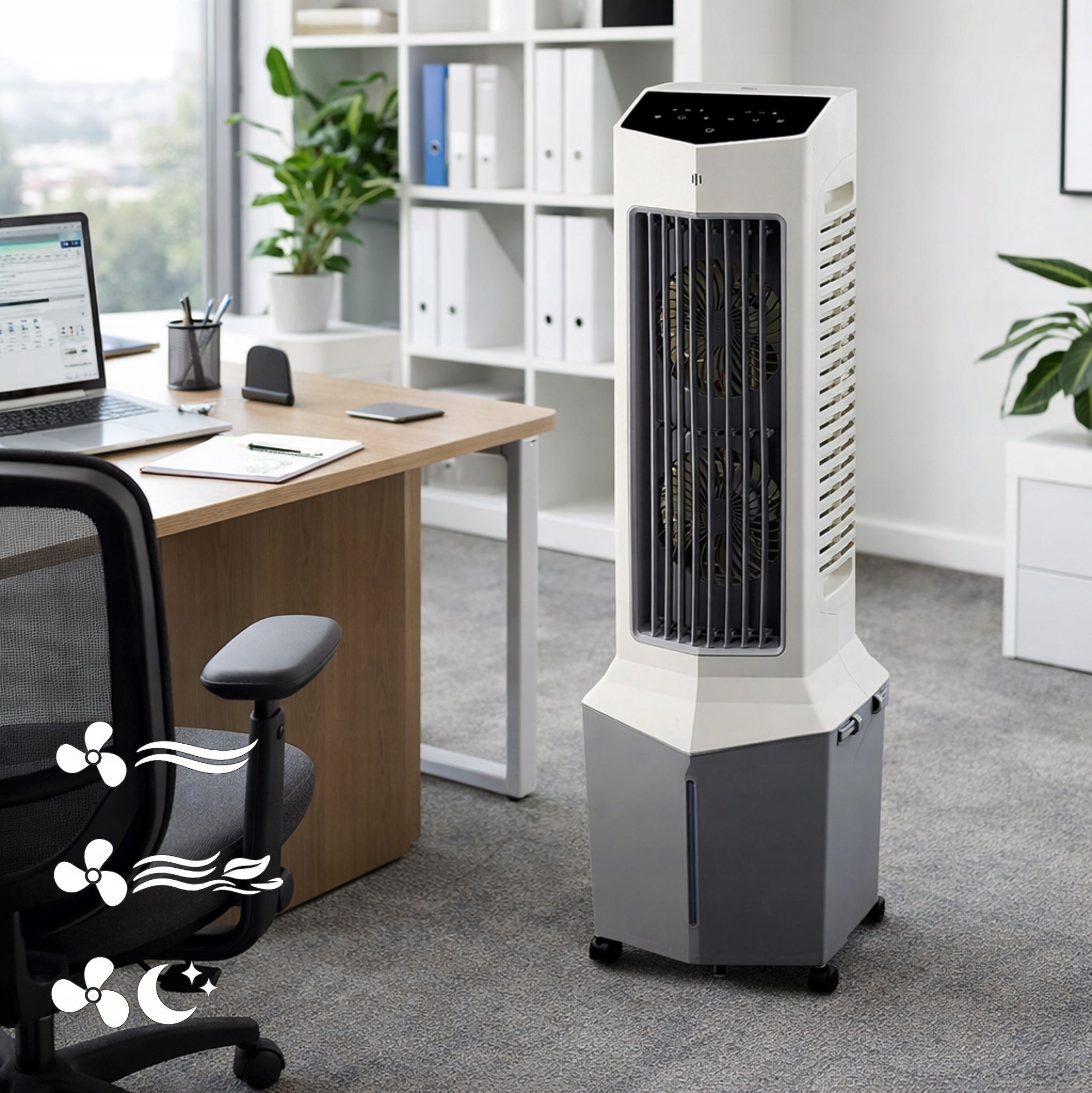 WATER AIR CONDITIONER HAXON ROX 3IN1 HUMIDIFIER PURIFIER IONIZER 40W Manufacturer code ZLN4585