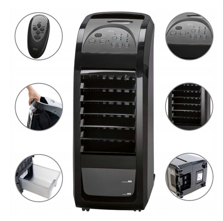 WATER AIR CONDITIONER PORTABLE FAN HUMIDIFIER * OSCILLATION REMOTE CONTROL EAN (GTIN) 4015067206193