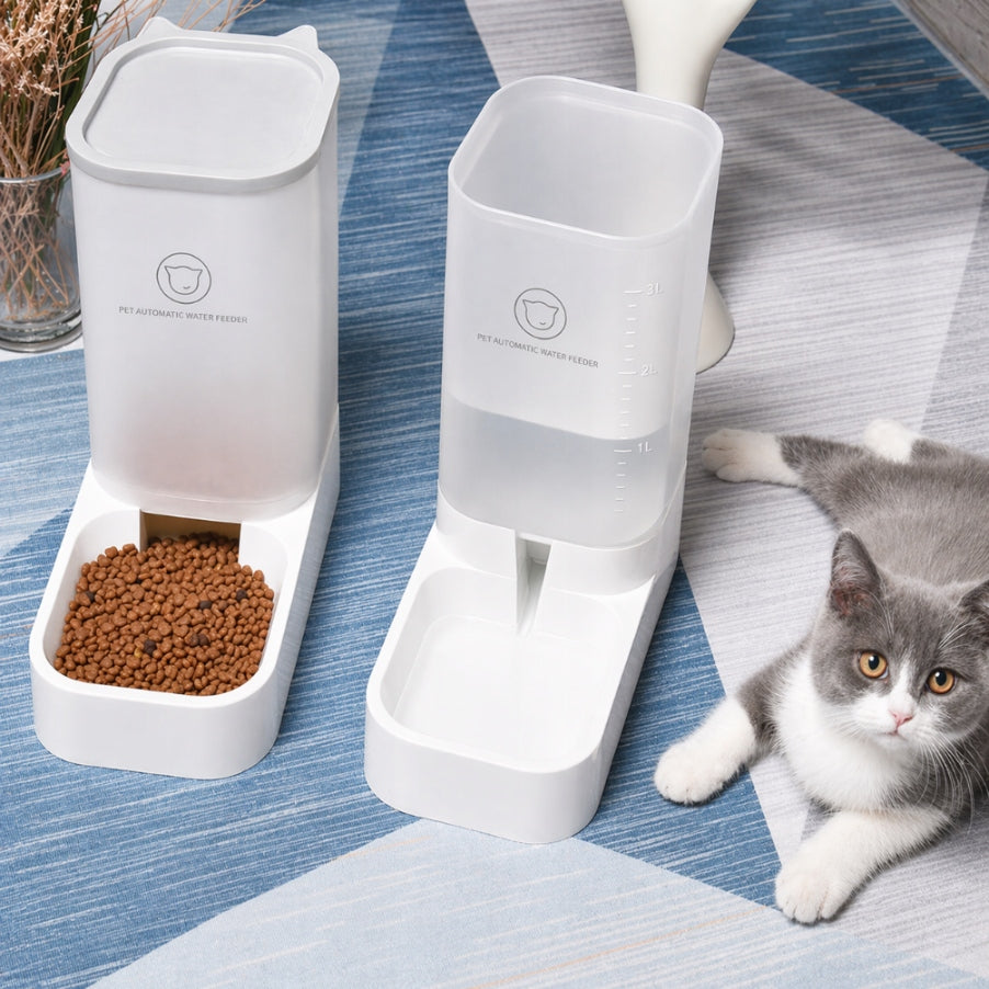 WATER AND FOOD FEEDER AUTOMATIC CAT AND DOG BOWL DRINKER DISPENSER Manufacturer code 0000441