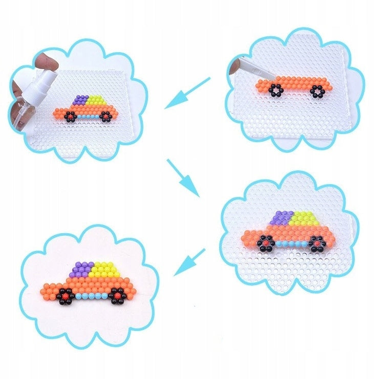 WATER BEADS CHEST XXL PATTERNS TEMPLATES SET MEGA 10000 MAGIC BEADS XL Manufacturer code Prezent na dzień dziecka Pomysł dla dziecka