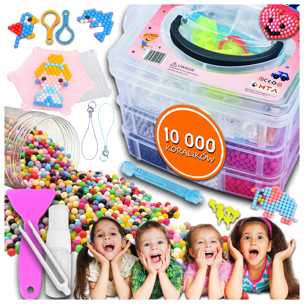 WATER BEADS CHEST XXL PATTERNS TEMPLATES SET MEGA 10000 MAGIC BEADS XL