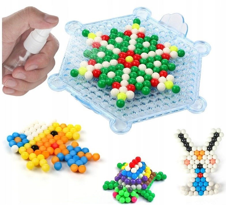 WATER BEADS SET DIY TEMPLATES MAGIC BEADS GIFT BIRTHDAY TOY Manufacturer code Koraliki Wodne Zabawka Szablon MEGA Prezent